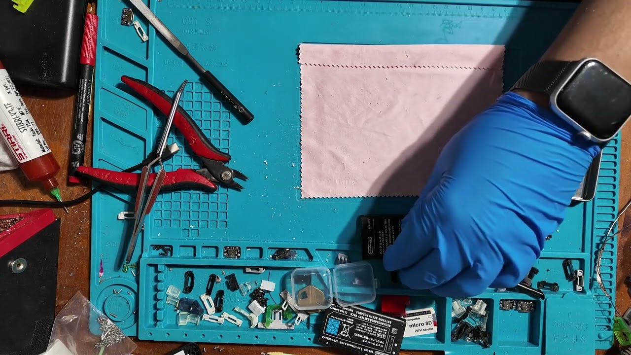 Nintendo New 3DS XL usb-c port installation (type 1) SOUNDLESS: WHT2 [BXDIY KIT]