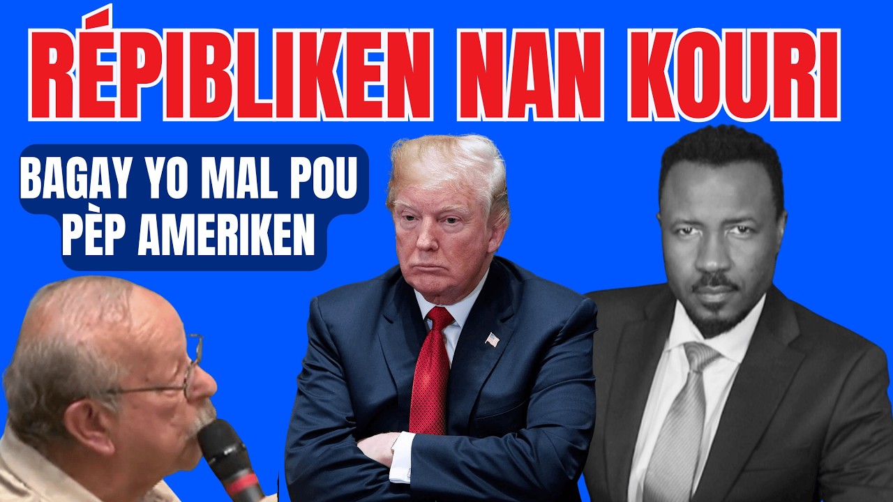 RÉPIBLIKEN NAN ZIN - TRUMP DWÉ KITÉ POUVWA -  AMÉRIKEN KOMANSÉ LÉVÉ VWA KONT RÉJIM NAN - ABNER GELIN