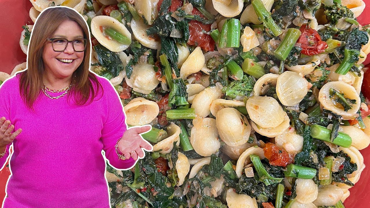 How to Make Orecchiette with Broccoli Rabe and Semi-Dried Tomatoes | Rachael Ray