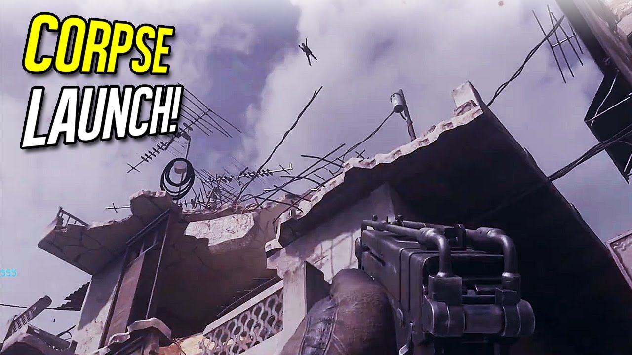 BEST CORPSE LAUNCHES! - COD4 Remastered Funny Moments