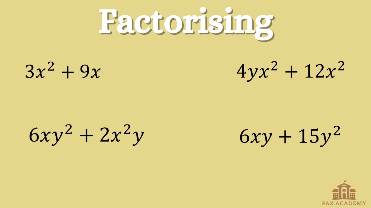 Factorising Polynomials