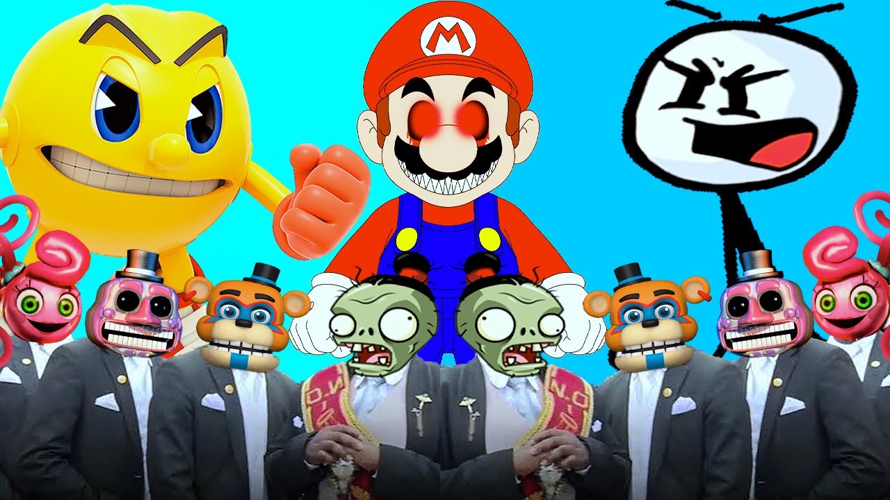 Mario EXE & Pac-Man & Henry Stickmin - SUPER Coffin Dance MEGAMIX (Remix)