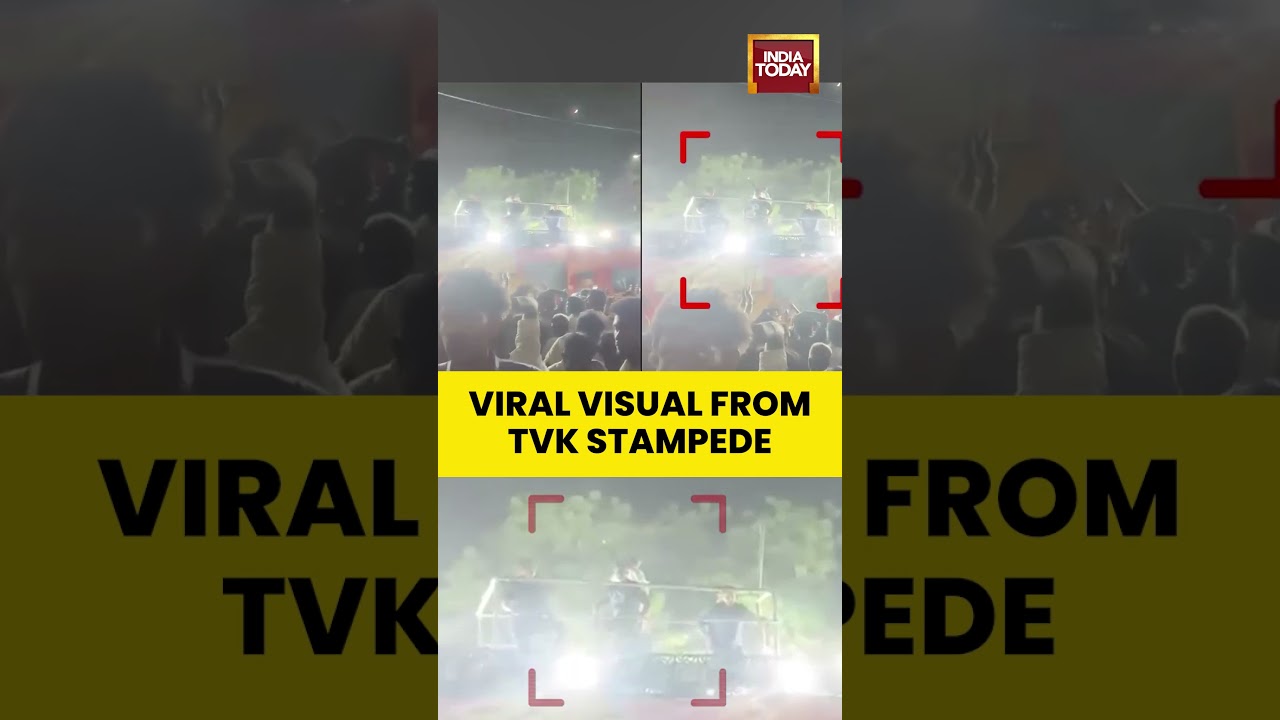 Viral Visuals From the TVK Vijay's Rally Stampede | #shorts #tvkvijay #stampede