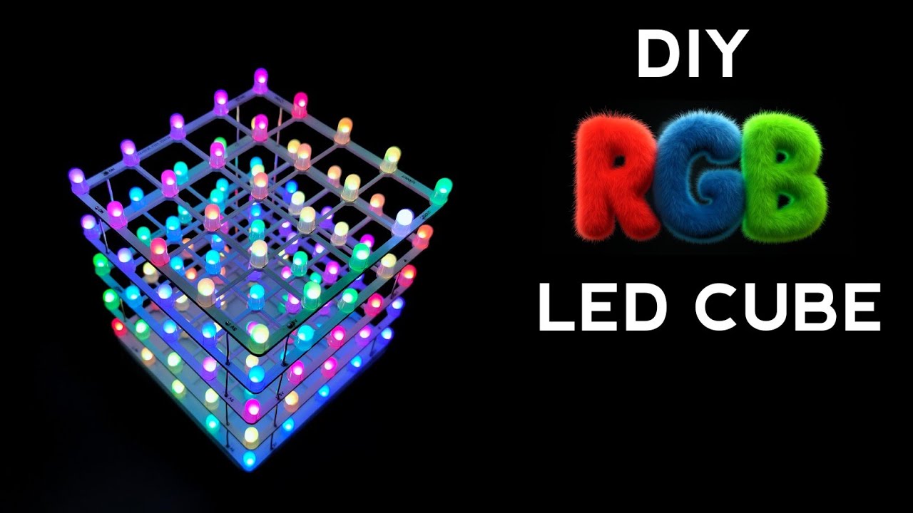 How to Make an RGB LED cube Using PCB