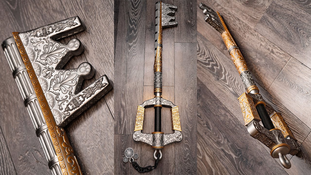 Kingdom Hearts Royal Keyblade (3D Printed by TMProjection)