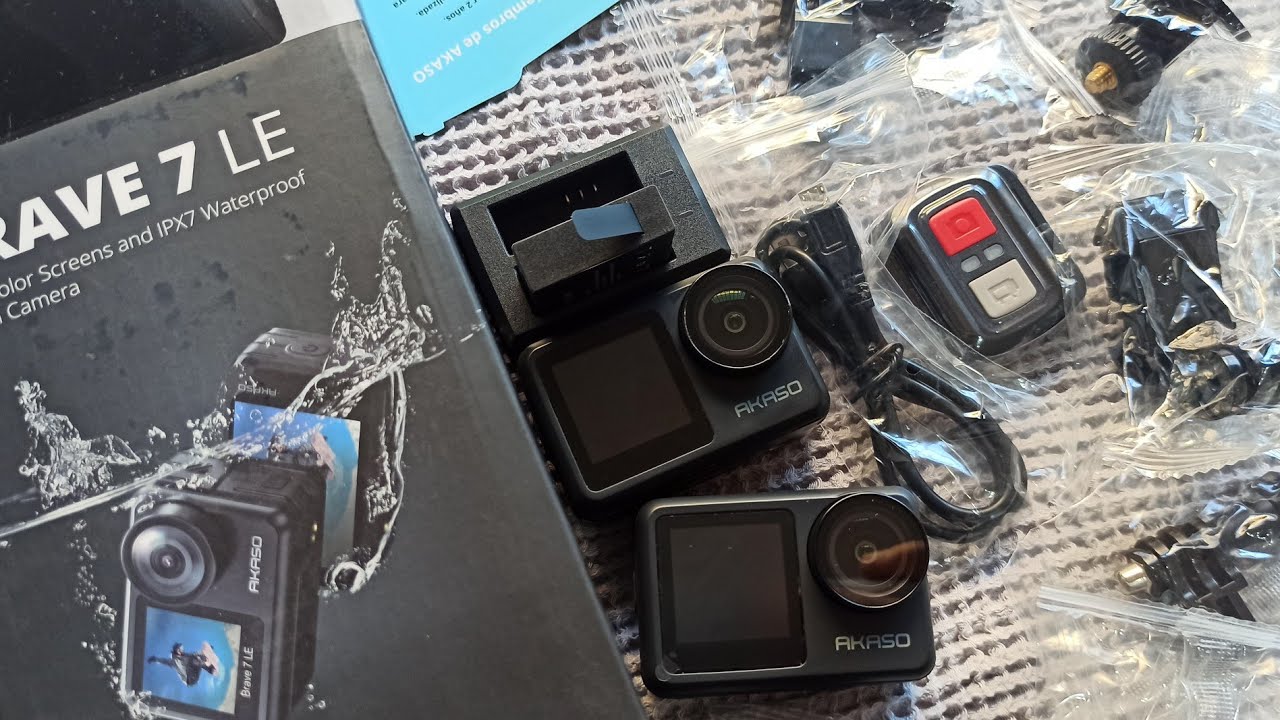 🔥AKASO BRAVE 7 LE UNBOXING🔥CAMARA DE ACCIÓN ECONÓMICA ALTERNATIVA A GOPRO