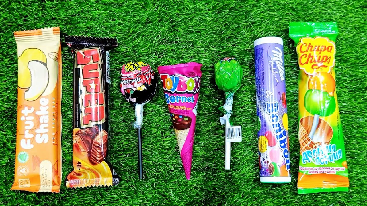Satisfying video ASMR lollipops candy and Giant gummy candy  cutting video ASMR opening candy video