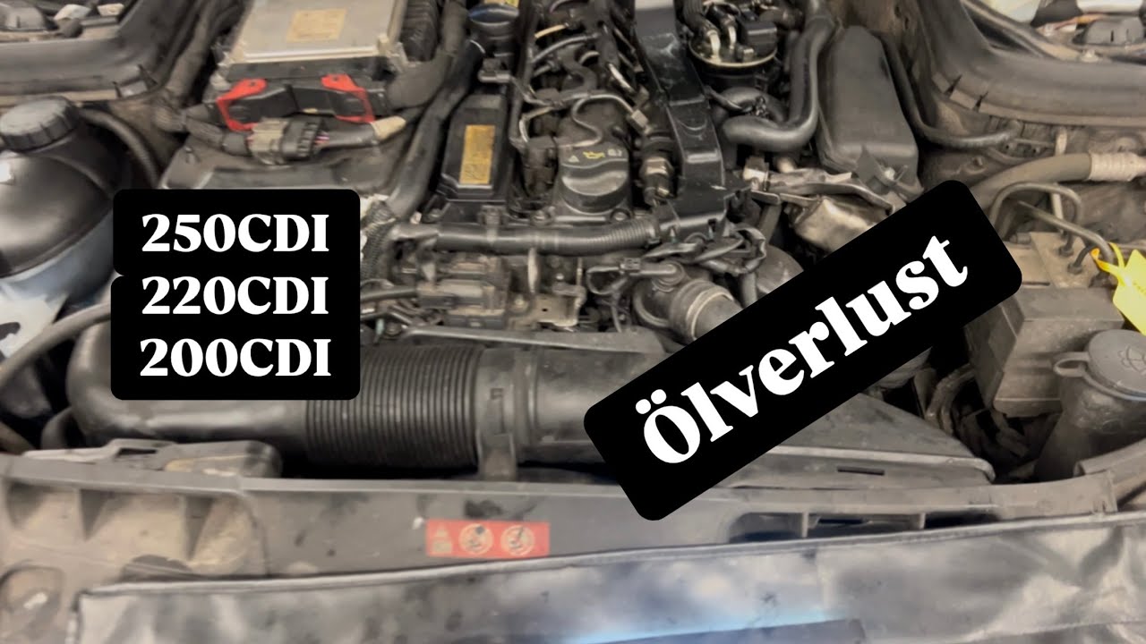 C250 CDI Starker Ölverlust | Turboladerölleitung | Mercedes w204 | 220 CDI | KENO