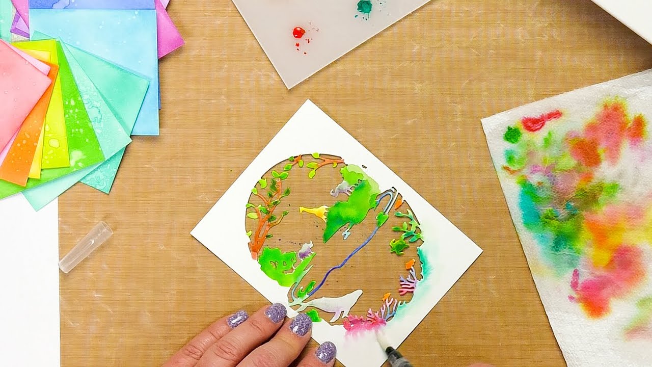 Using Reinkers To Create A Custom Watercolor Scene | Hero Arts