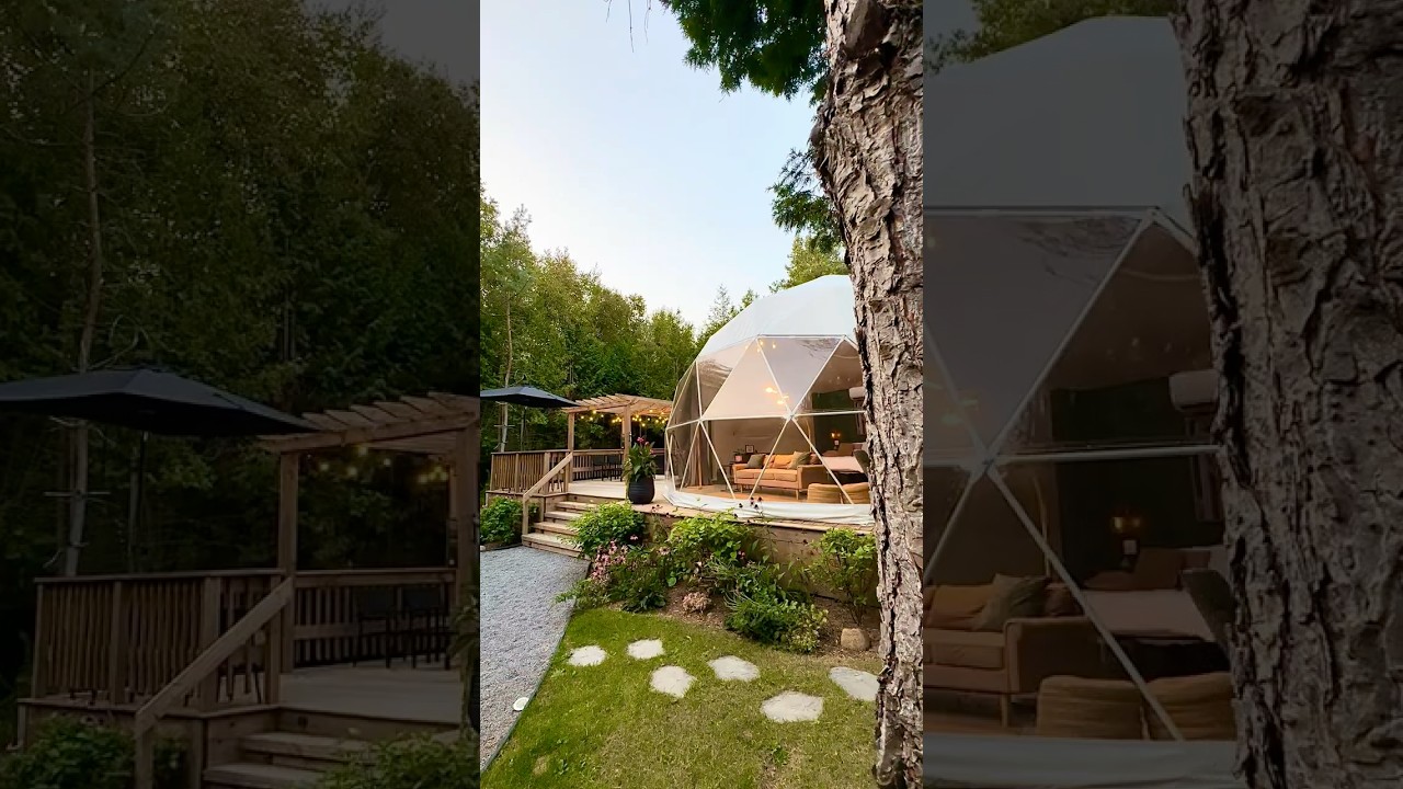 DREAMY GLAMPING DOME! #glamping #ontariotravel #exploreontario