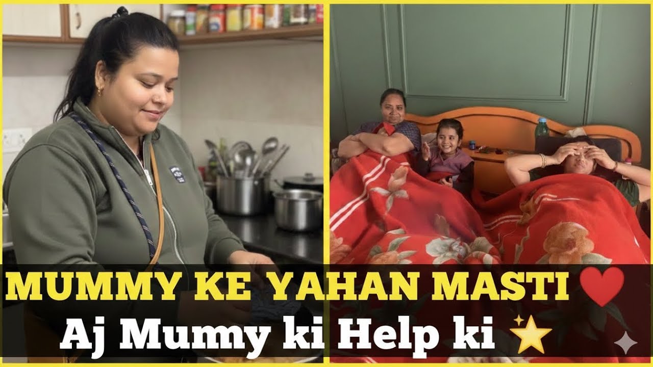 Mummy ke saath ek din: Unki thodi si help kari...