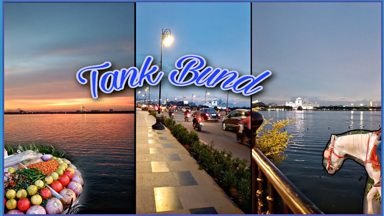 An evening walk on Tank Bund / Tank Bund / Hussain Sagar #travel #explore #hyderabad #tankbund #lake