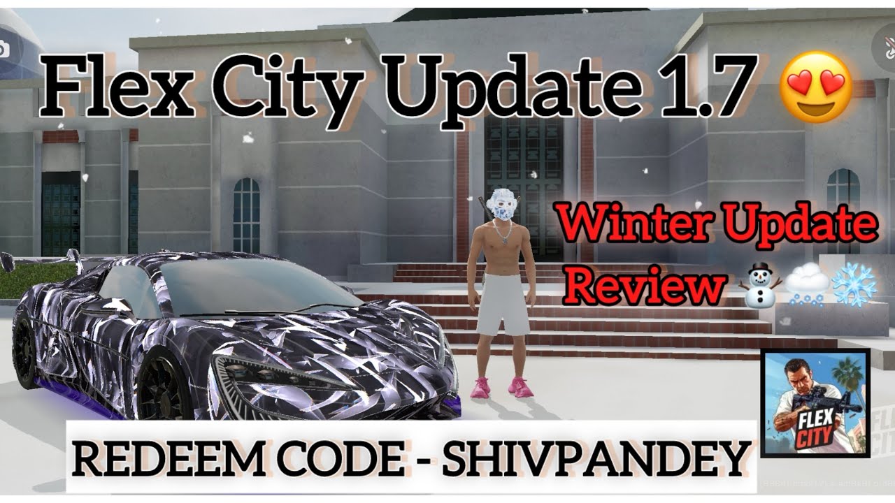 Flex City Update 1.7 – New Winter World, Cars & Full Snowfall Tour! ❄️🚗