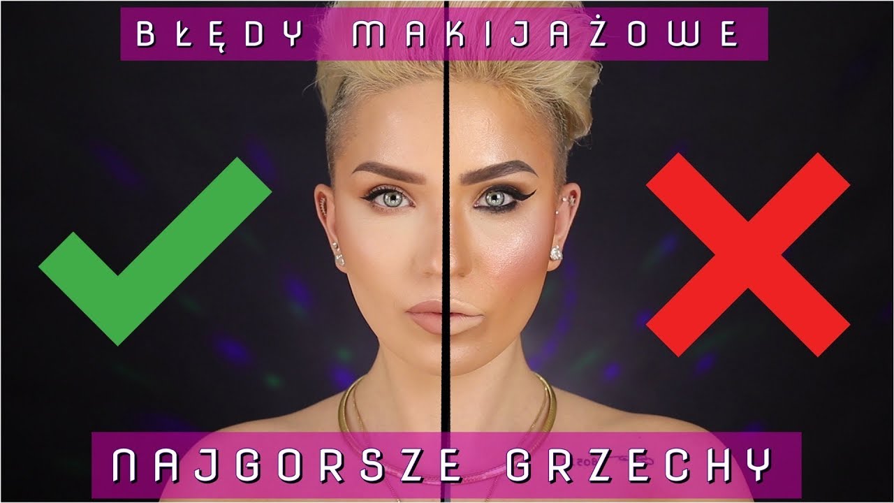 NAJCZĘŚCIEJ POPEŁNIANE GRZECHY MAKIJAŻOWE | Golden Rose | kitulec