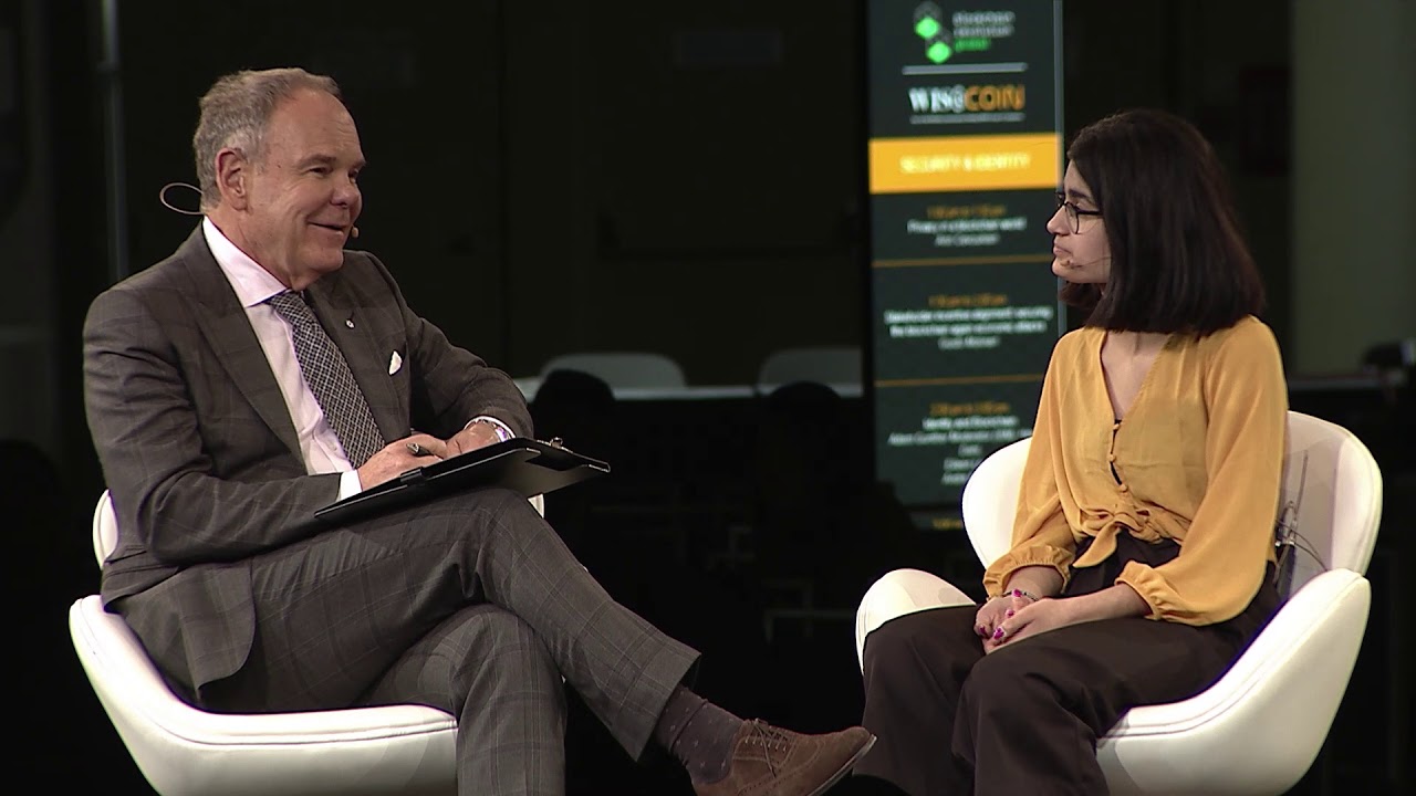 Don Tapscott and Alishba Imran at Blockchain Revolution Global 2019
