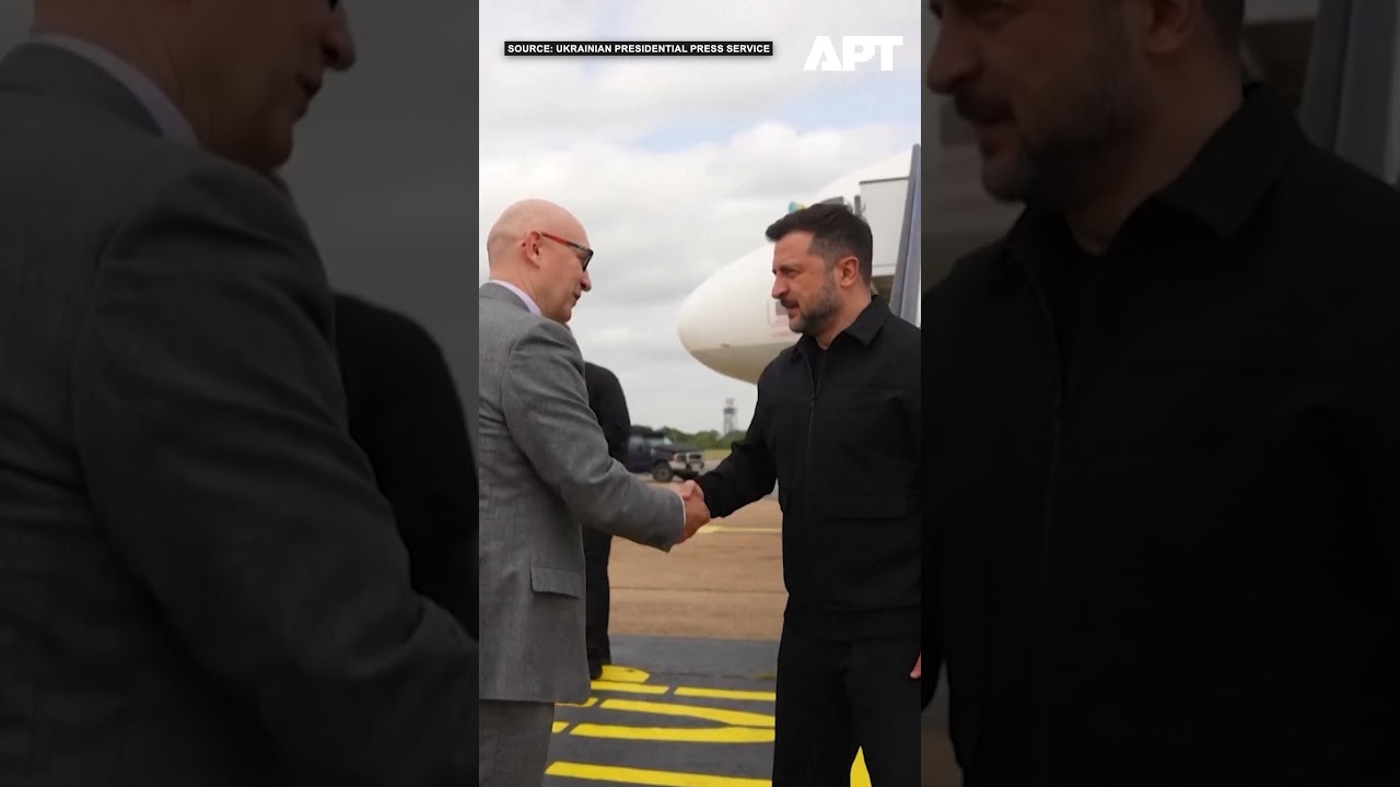 Zelensky Arrives In UK For High-Stakes Talks With Starmer, Macron And Merz | APT