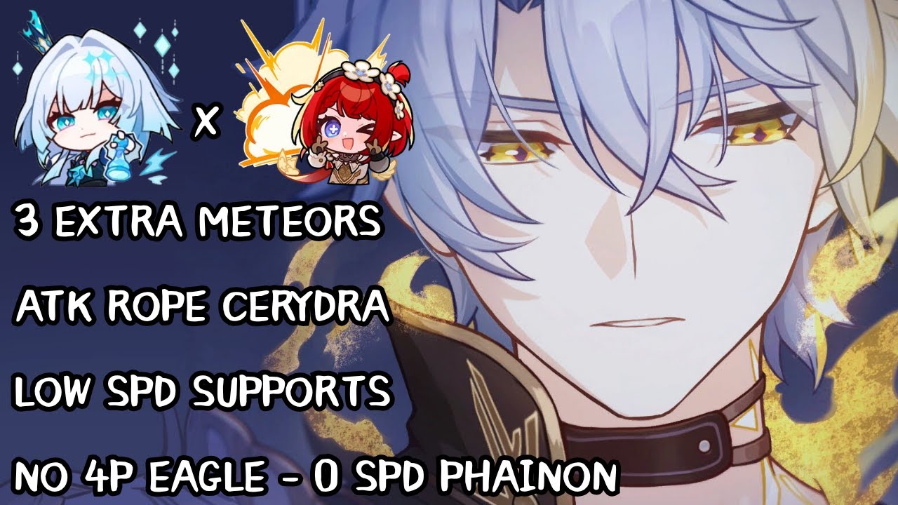 [HSR 3.5v3] Maximizing Cerydra's full potential | Phainon x E0/E1 Cerydra team rotation showcases