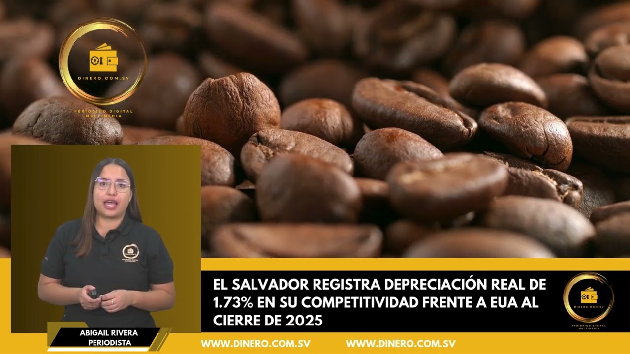 El Salvador registra depreciación real de 1.73% en su competitividad frente a EUA al cierre de 2025