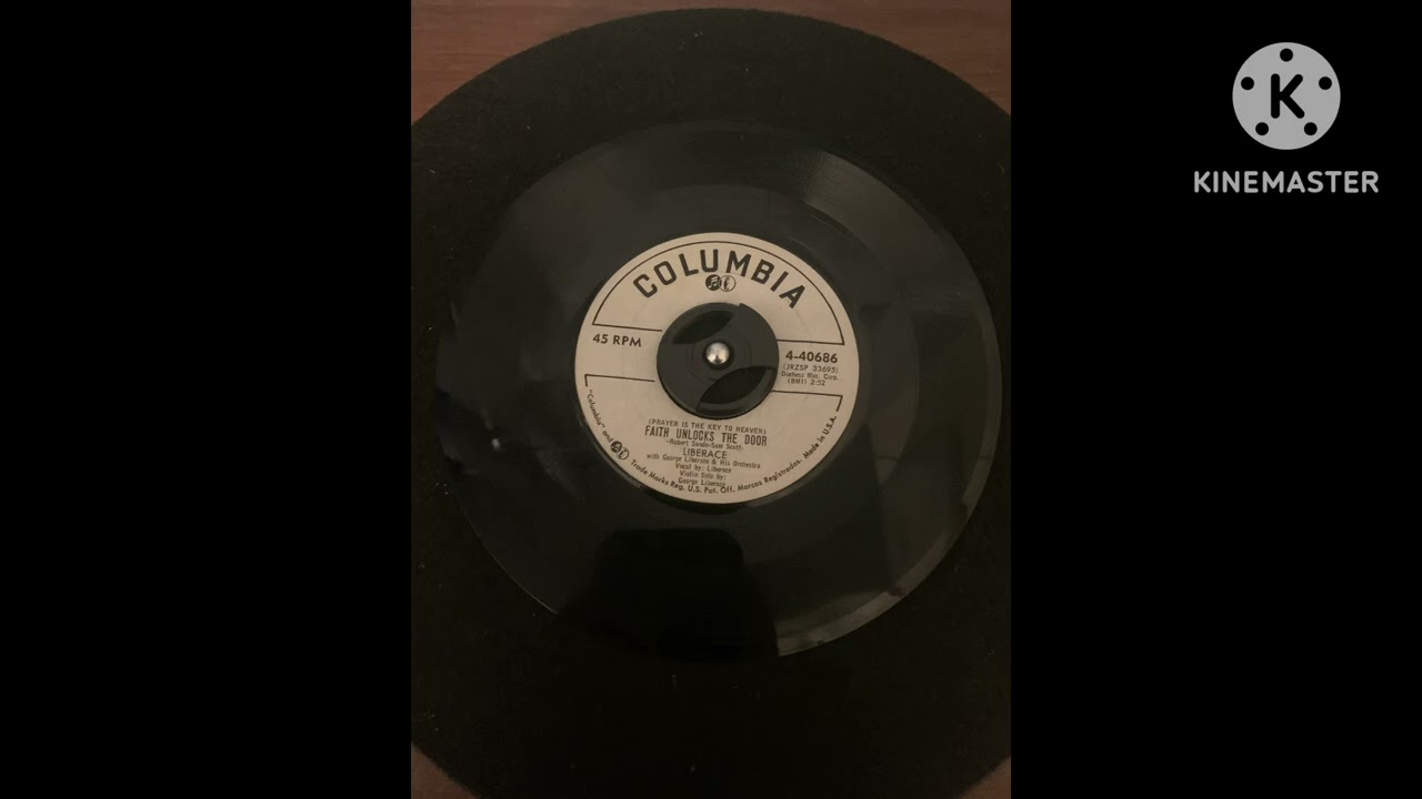 Liberace- Faith Unlocks The Door  45 RPM (1956)