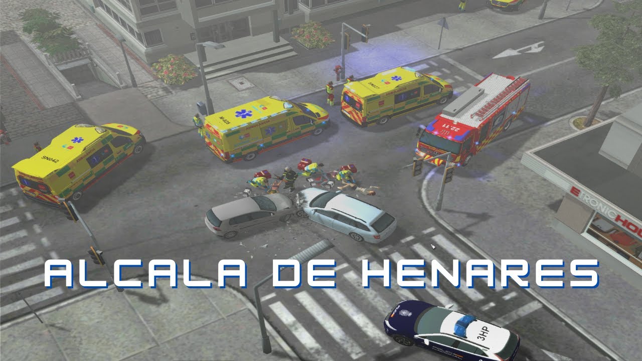 🔥Accidente deja 3 heridos graves! | Alcala De Henares Mod | Emergency 4