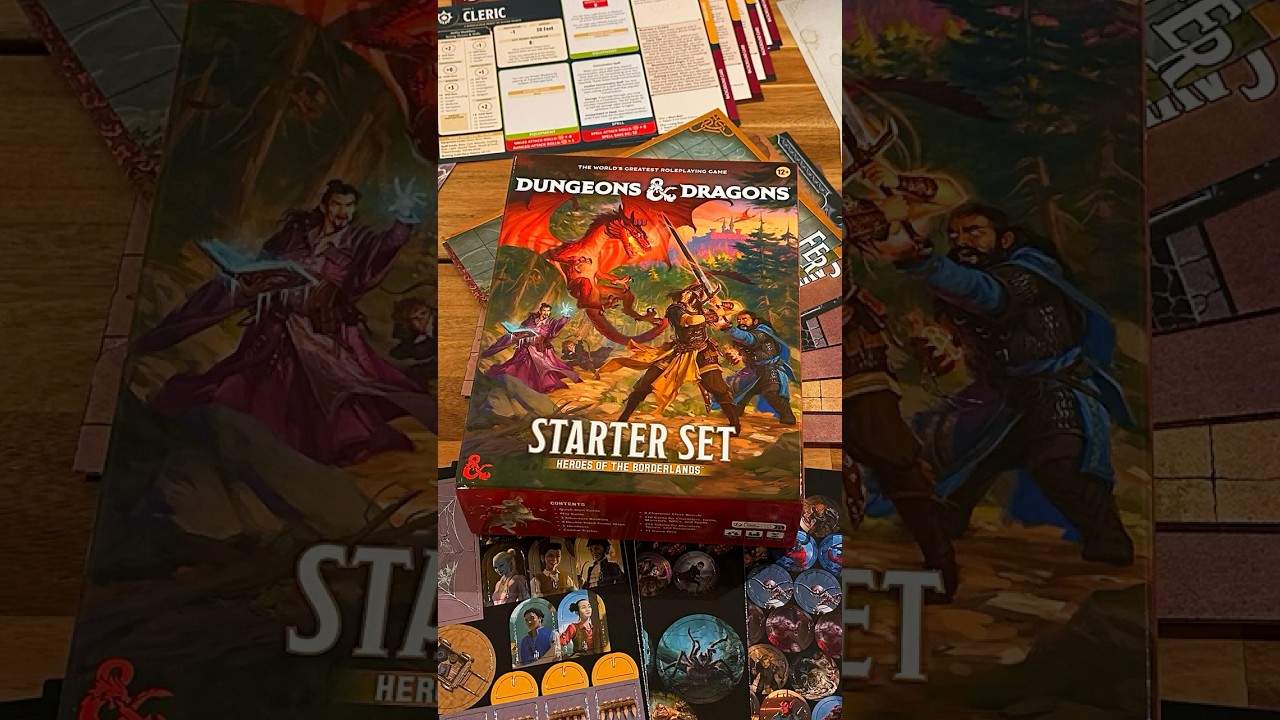 Что внутри стартового набора Dungeons & Dragons?