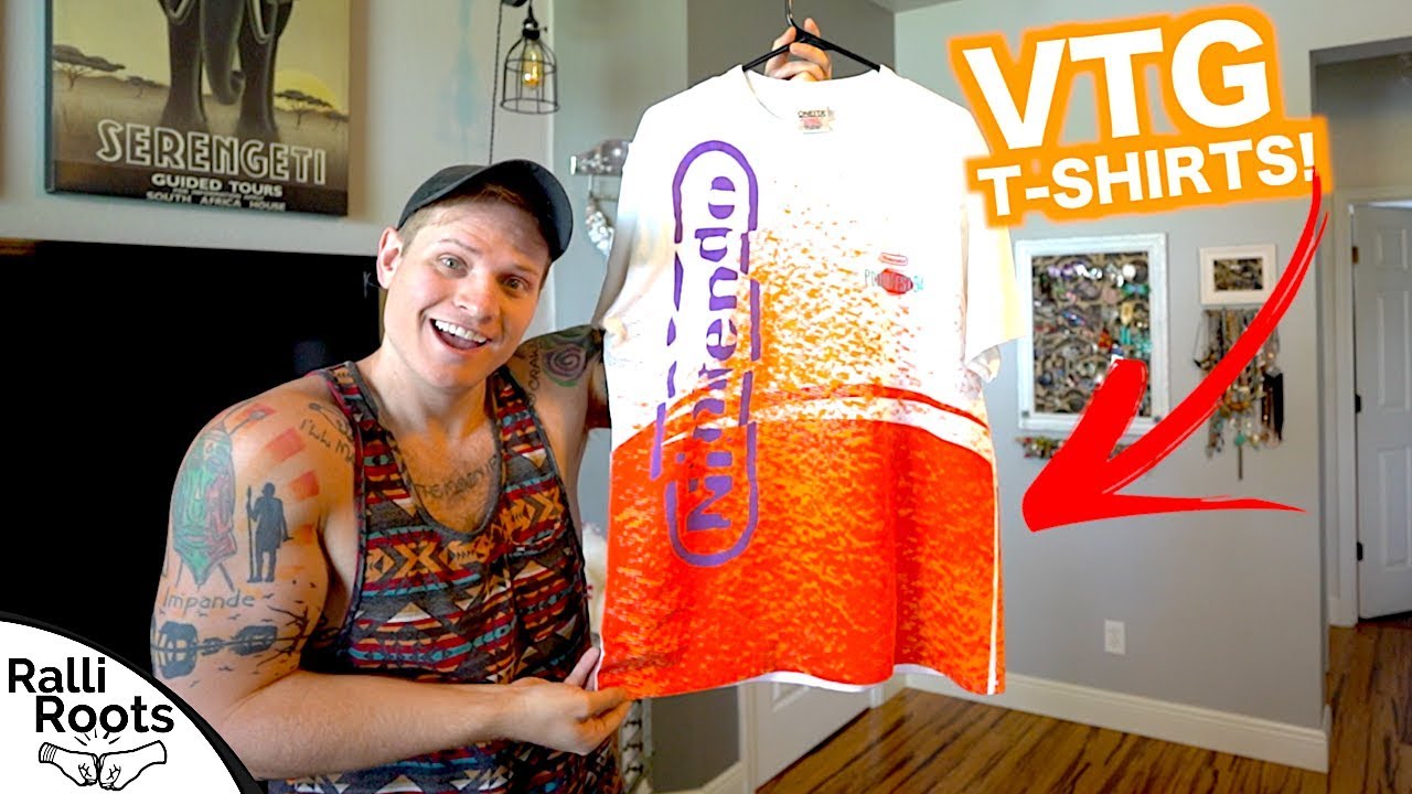 How to easily identify vintage t-shirts | Our First Wholesale Drop!