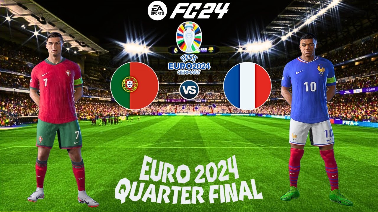 Portugal vs France Quarter Final - Euro 2024 - narenSKgamer