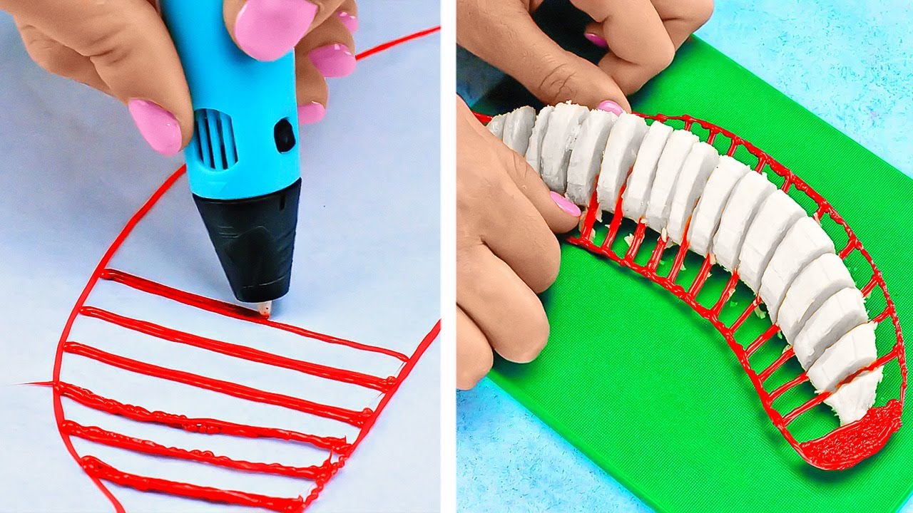 CREAZIONI CON UNA PENNA 3D || Hack e Fai da te Fighissimi