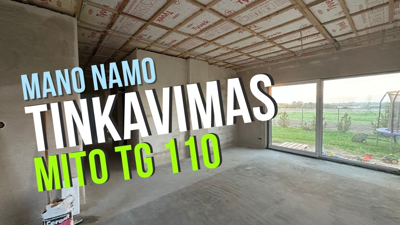 Mano namo tinkavimas GIPSINIU MITO TG 110 TINKU | 1 Dalis