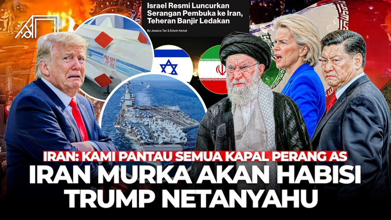 Pertempuran Hebat Dimulai! Israel AS Serang Teheran Pakai Rudal, Khamenei Bersumpah Balas Dendam