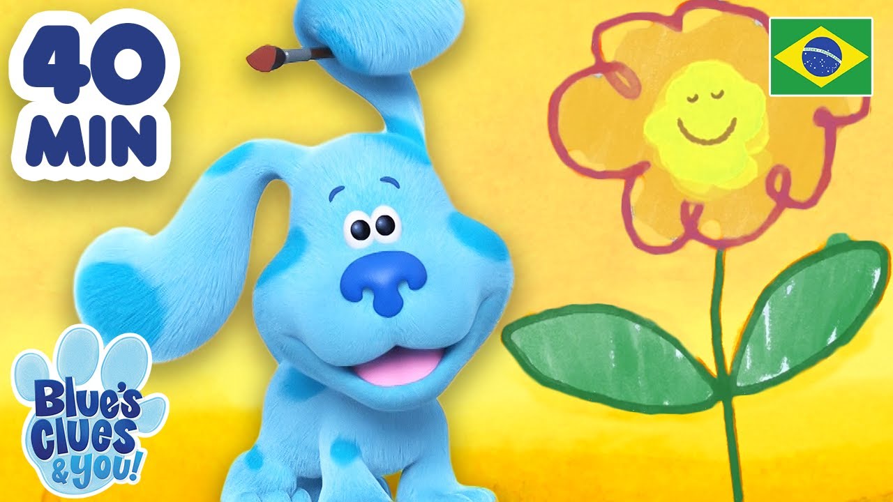 40 minutos de artesanato com Josh e Blue! | Pistas de Blue e Você
