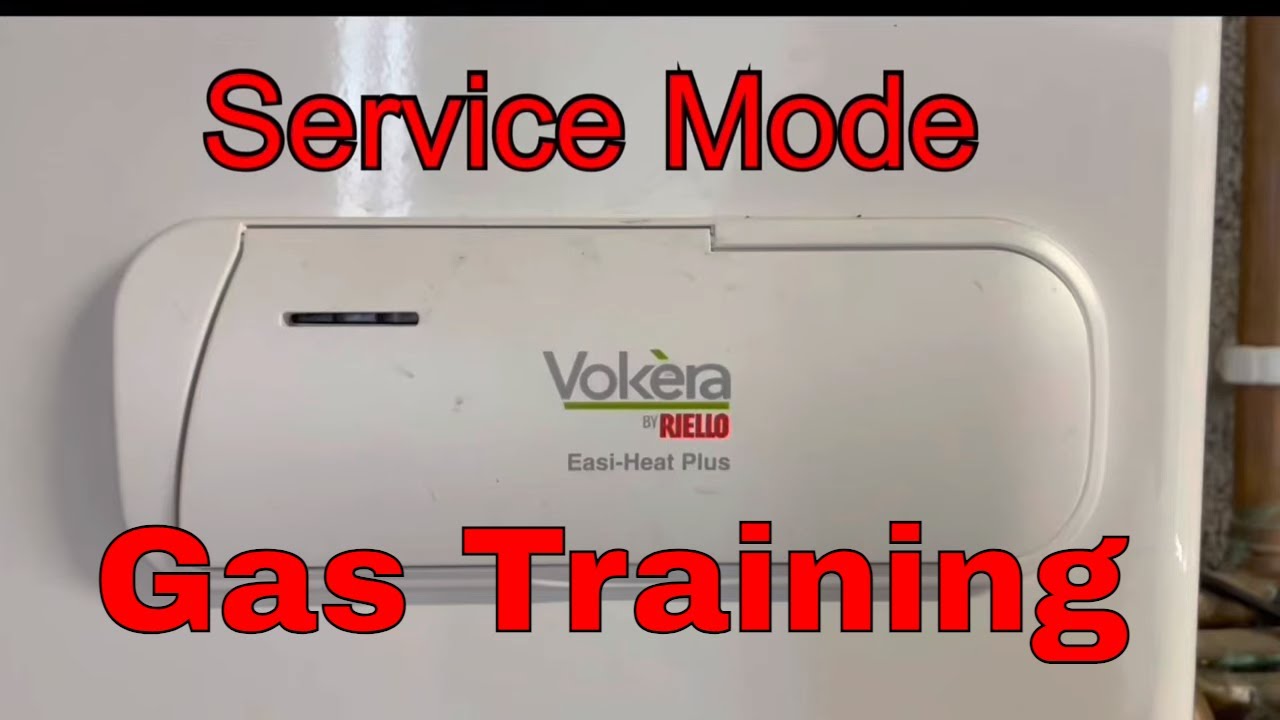 Gas Training - How To Put A Vokera Easi Heat Into Service Mode