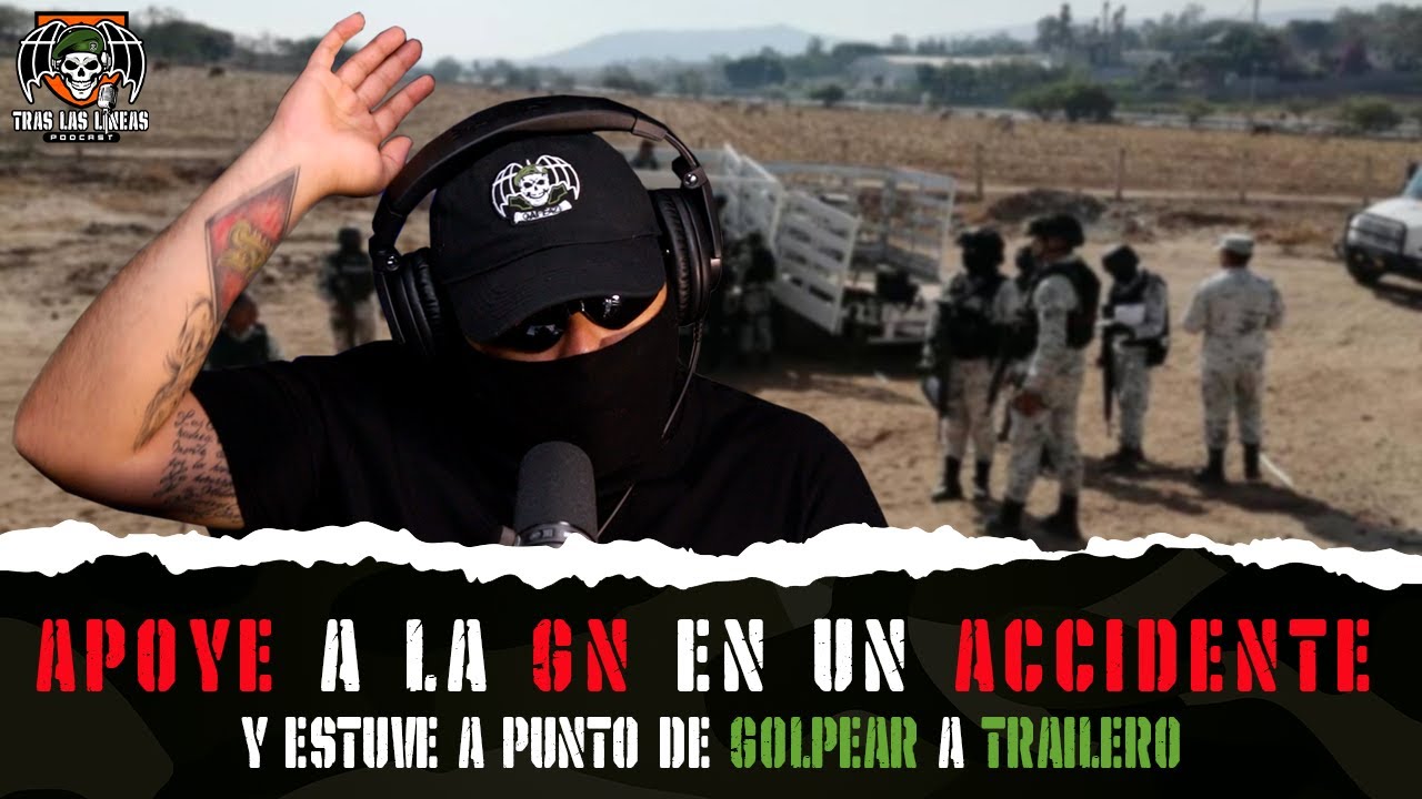 ATENDI a los HERIDOS de un ACCIDENTE de la GUARDIA NACIONAL y otro GAFE me AYUDO.