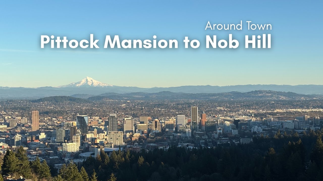 Pittock Mansion to Nob Hill | POV Bike Ride