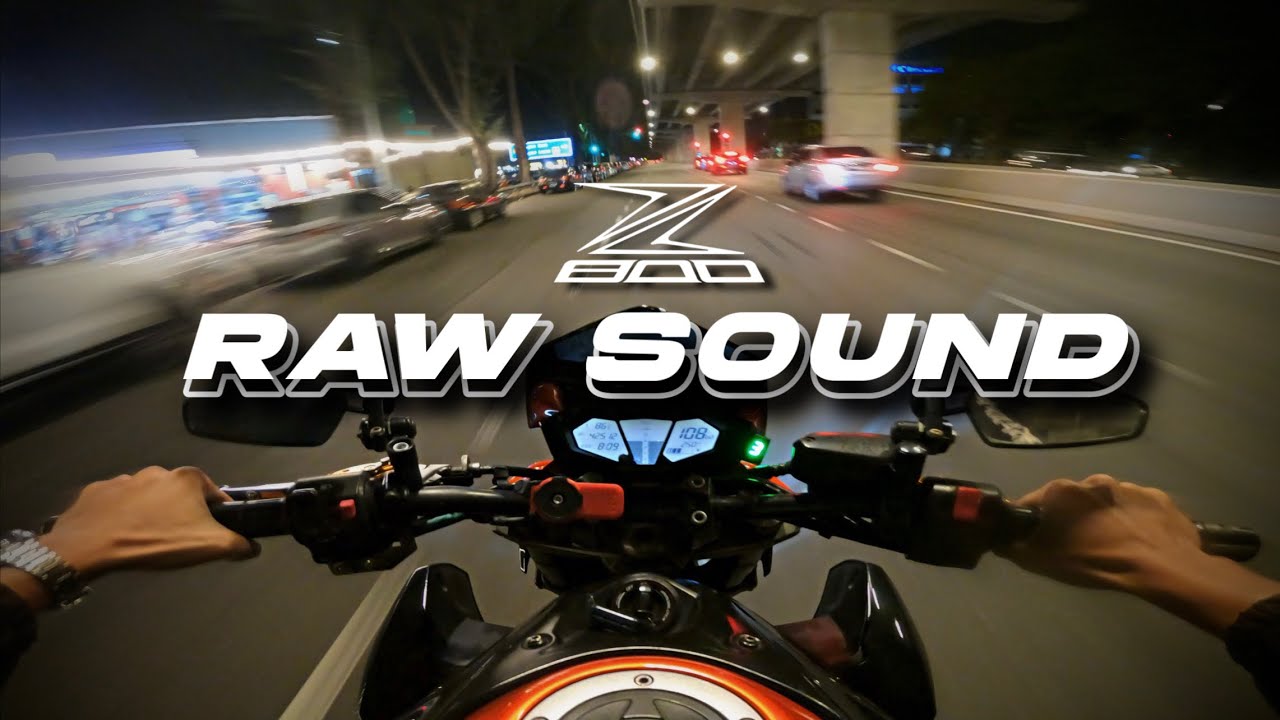 RAW SOUND OF KAWASAKI Z800 | SEAGATE PENANG ATTACK | NIGHT RIDE