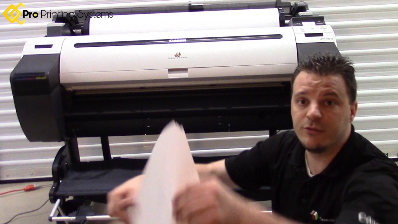 Canon imagePROGRAF Flat Stacking Feature!