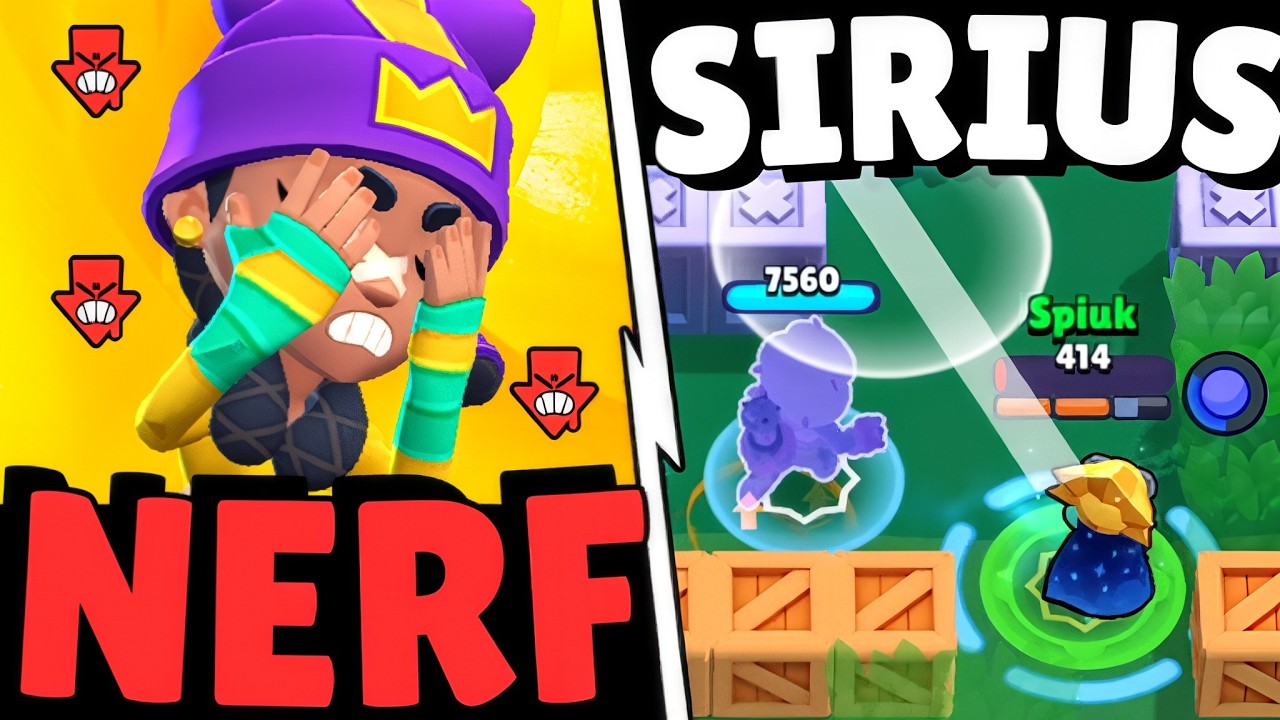 NUEVO BRAWLER SIRIUS *DEMASIADO ROTO* | CAMBIOS DE BALANCE EXPLICADOS | PRESTIGIO en BRAWL STARS