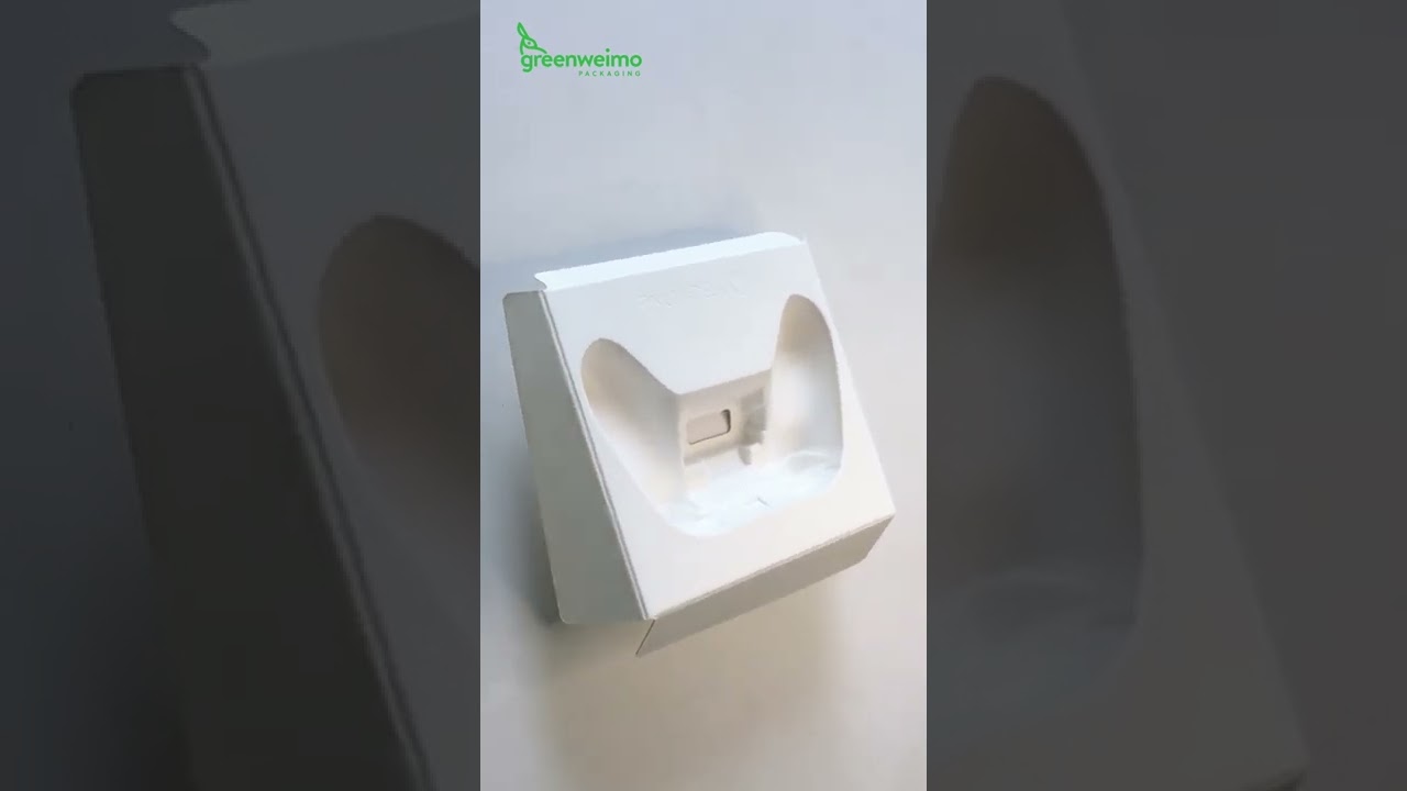 Electronic product molded pulp packaging - Game console