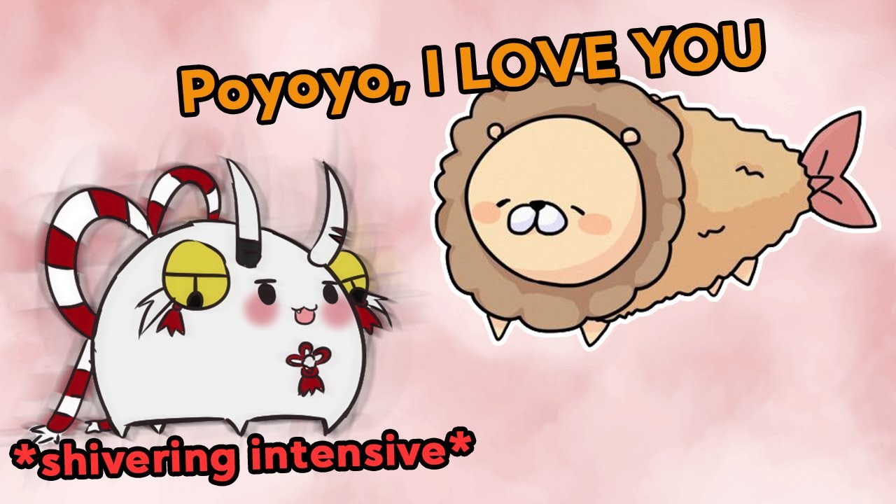 Ebifrion tries to seduce Poyoyo (Matsuri & Ayame's Mascot)【ENG SUB】【Hololive】