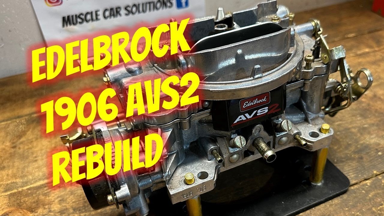 Edelbrock 1906 AVS2 Rebuild &mdash; ВЖИВУЮ!
