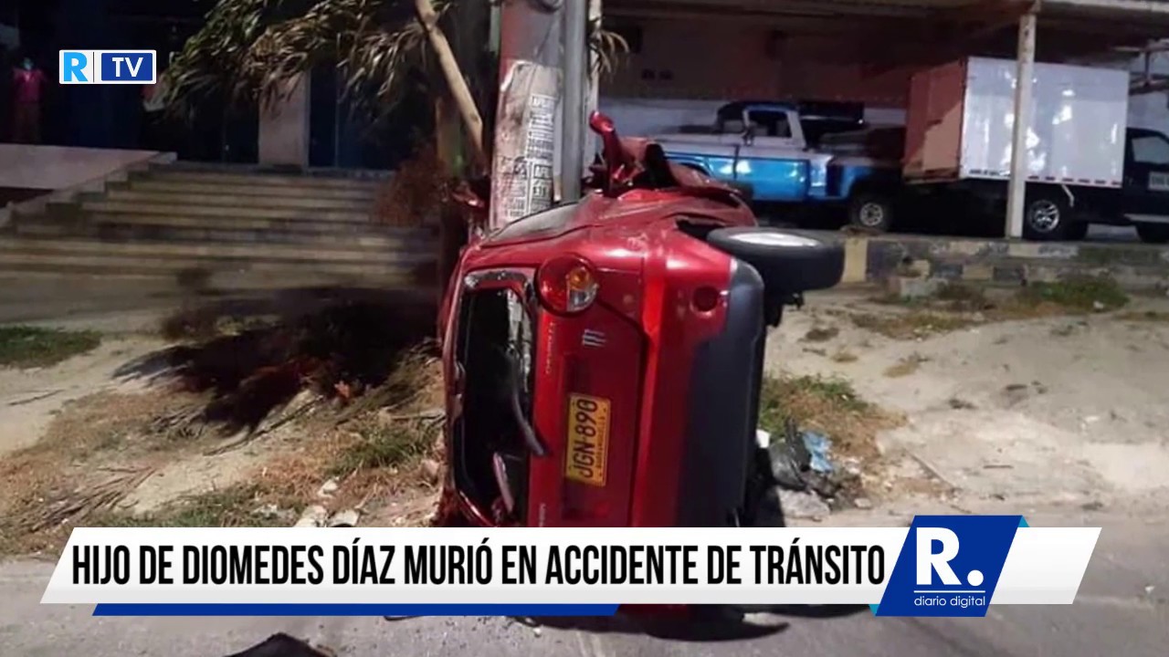 Hijo de Diomedes Díaz murió en accidente de tránsito en Barranquilla