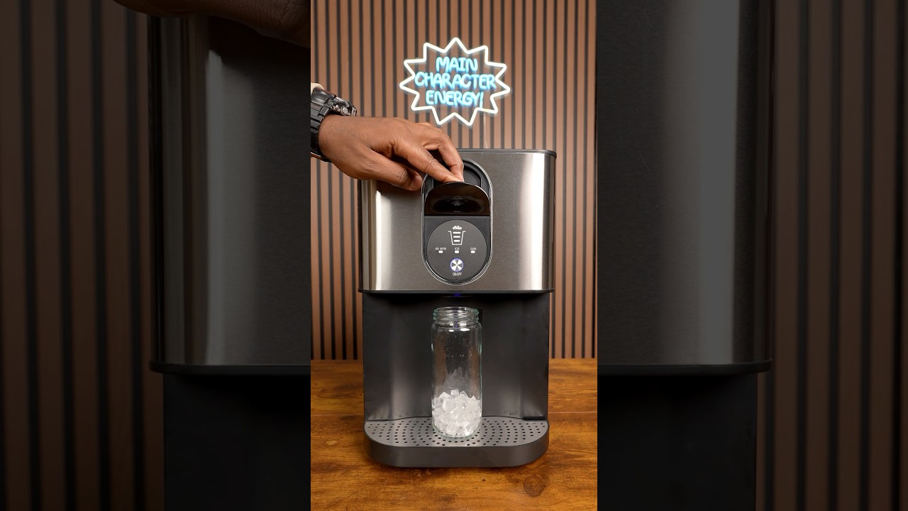 This nugget ice maker by Cowsar is pretty sweet