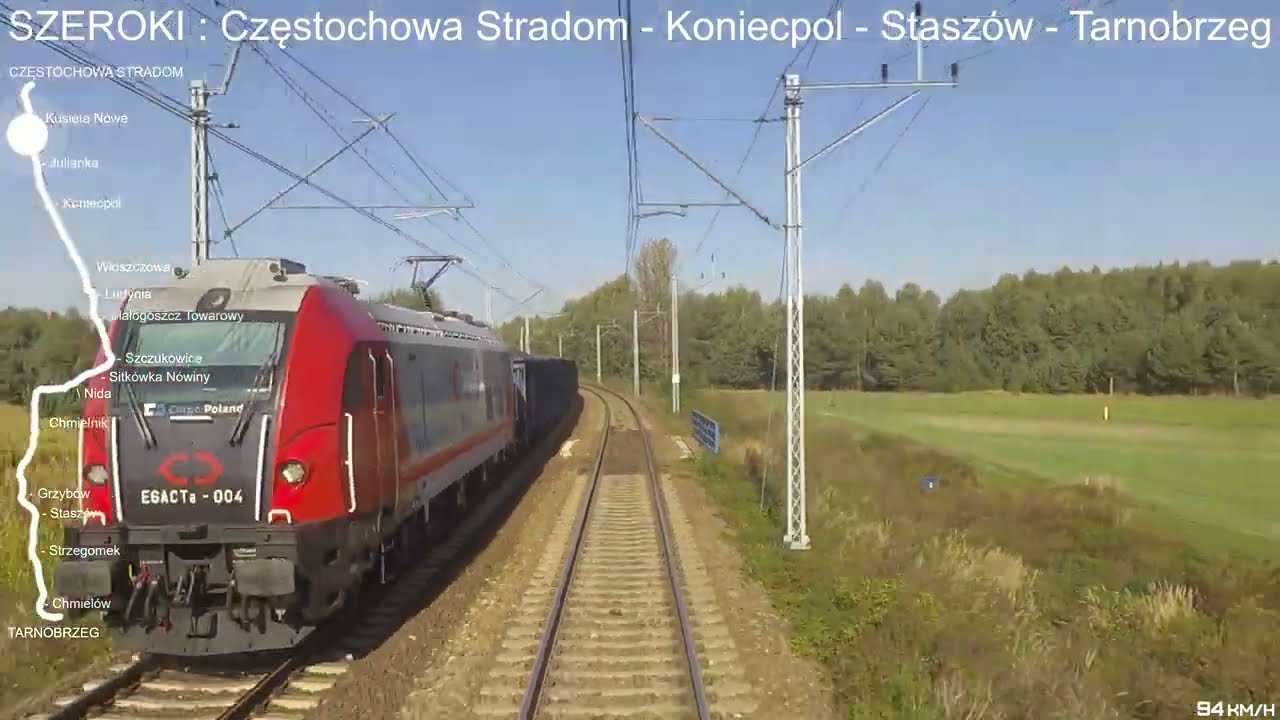 Częstochowa Stradom - Koniecpol - Włoszczowa - Sitkówka Nowiny - Chmielów - Tarnobrzeg  SU46-029