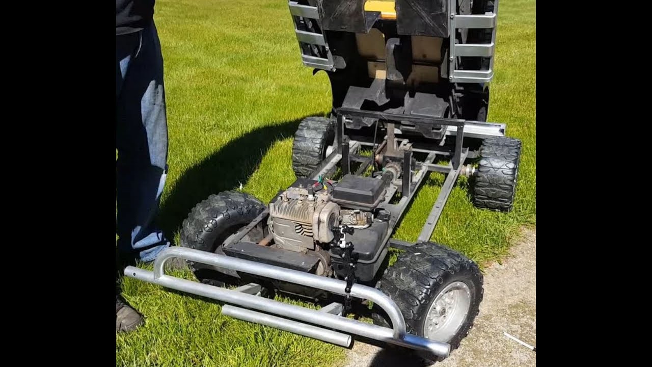 Gas powered Power wheels Info and walkaround