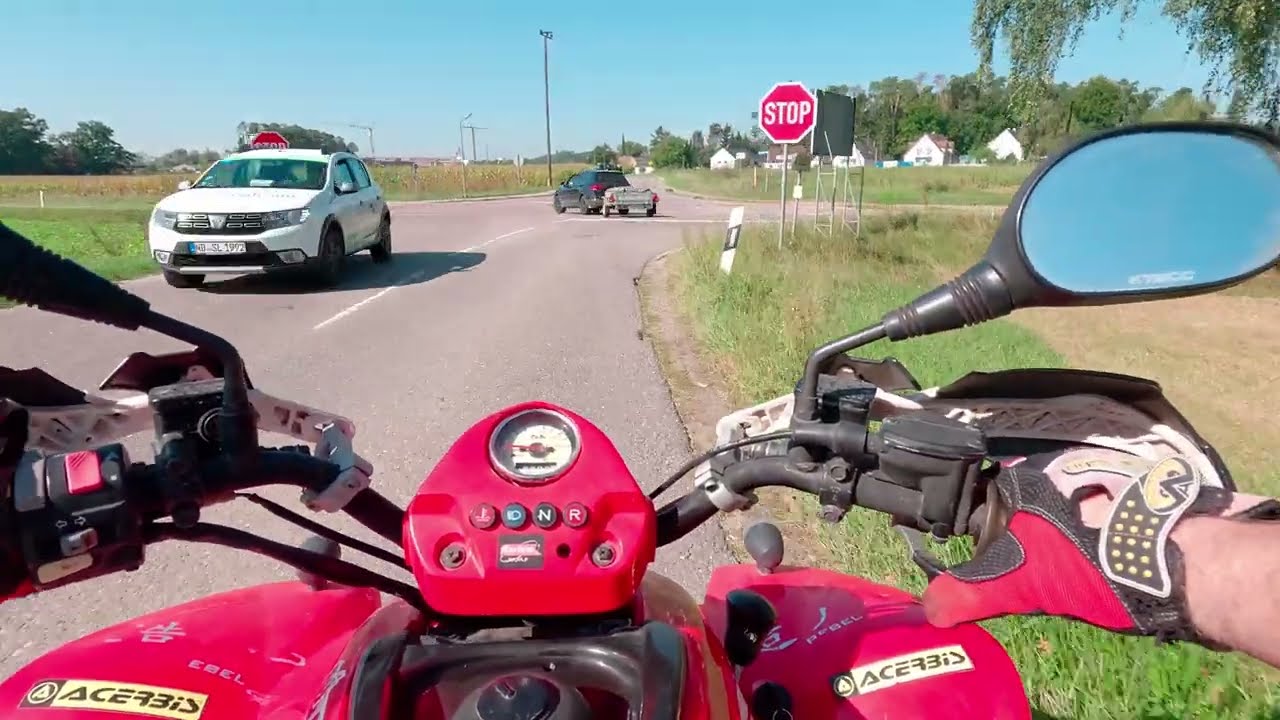 kymco kxr 250 sport - Zwei Blickwinkel