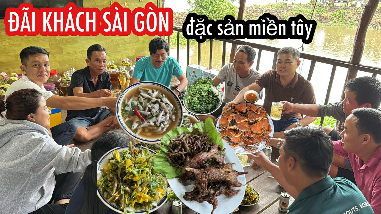Đặc Sản Mùa Nước Nổi Miền Tây Đãi Khách Sài Gòn Mấy Anh Chị Khen Hết Lời | BLĐT