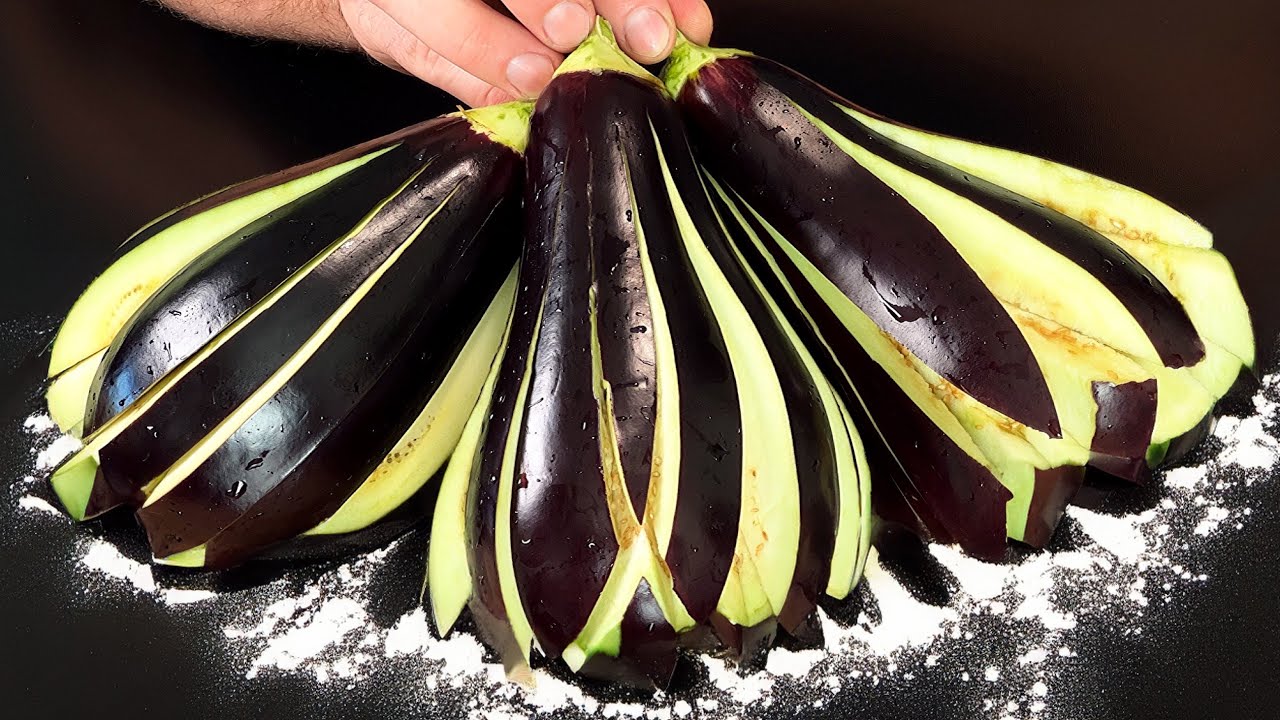 Genialer Auberginen-Trick! Leckeres Abendessen in 10 Minuten.