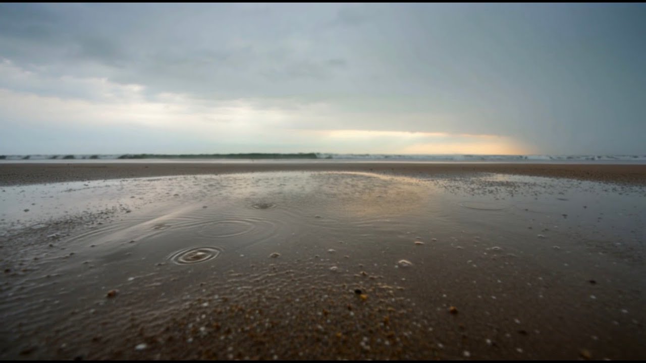Rain on Beach Sand | 45 Minutes Orchestral Jazz Ambient for Relax & Focus