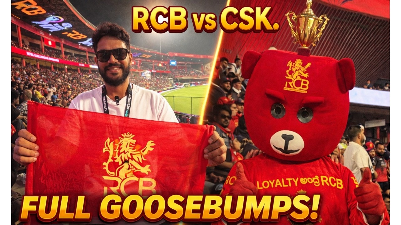 Chinnaswamy Stadium Turns FULL RED 🔴 RCB Fans on Another Level 😍🔥