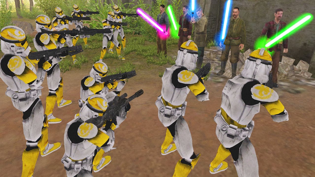 Largest Clone Wars ORDER 66 Battle EVER! - Men of War: Star Wars Mod Battle Simulator